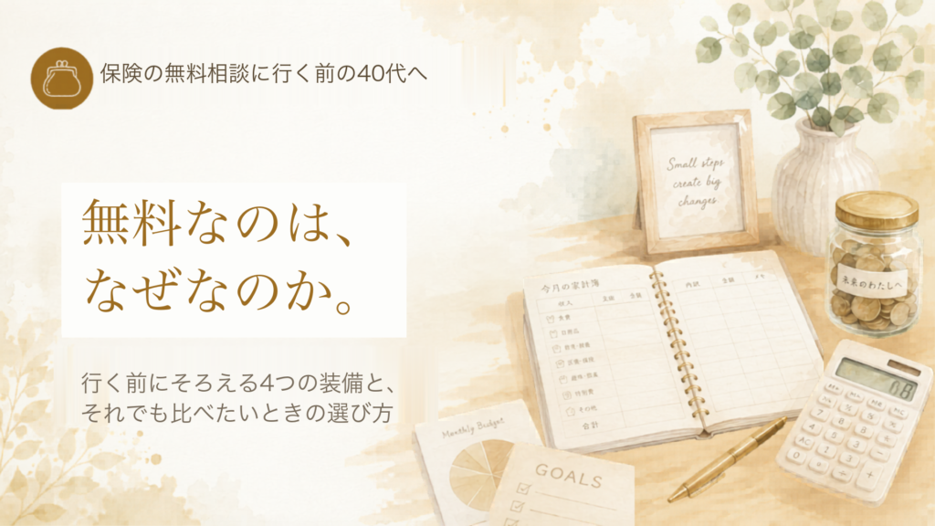 保険の無料相談は、なぜ無料なのか